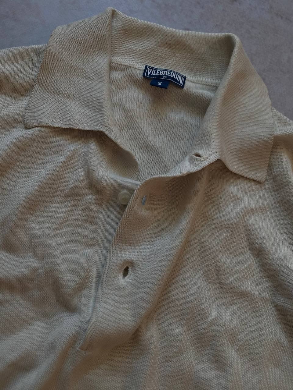 Vilebrequin × Vintage Vintage Vilebrequin Luxury Knit Longsleeve Button Up Size US S / EU 44-46 / 1 - 4 Thumbnail