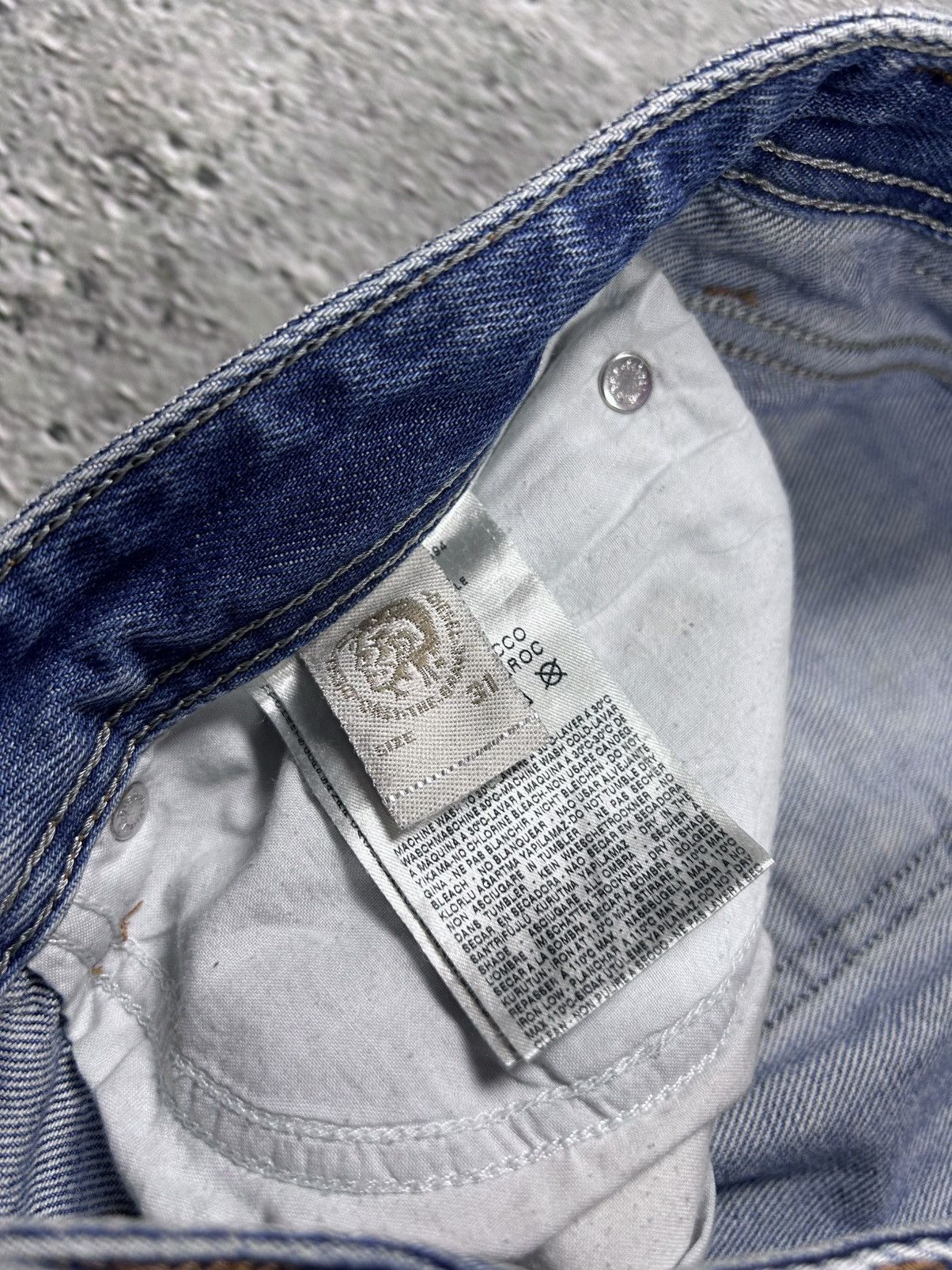 Diesel × Vintage Diesel jeans vintage blue Larkee Y2K navy straight Size US 31 - 9 Thumbnail