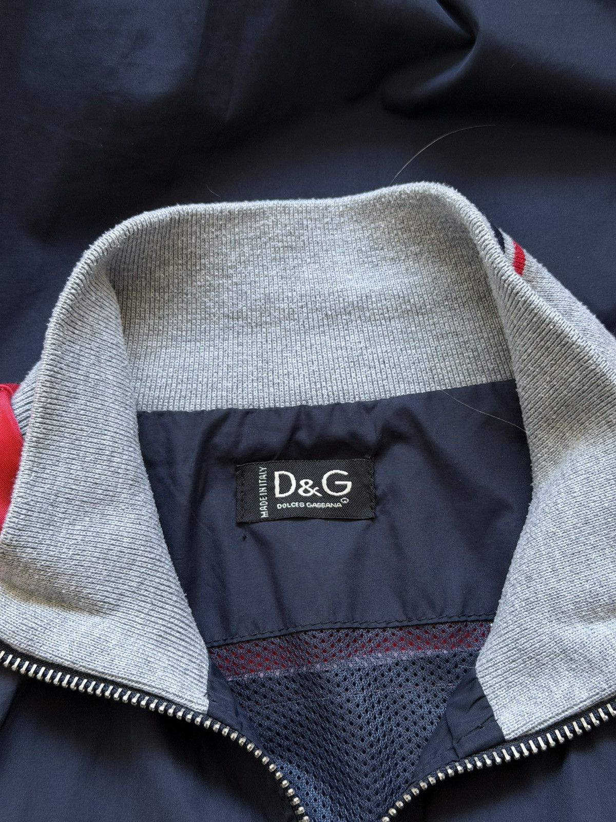 Dolce & Gabbana Vintage 2000s Dolce & Gabbana Nylon Track Jacket Size US L / EU 52-54 / 3 - 7 Thumbnail