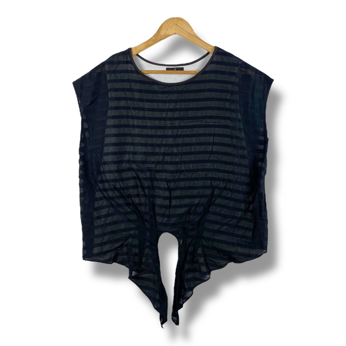Japanese Brand × Yohji Yamamoto INED By Yohji Yamamoto Double Layer Women Tank Tops Size 11 Size M / US 6-8 / IT 42-44 - 1 Thumbnail