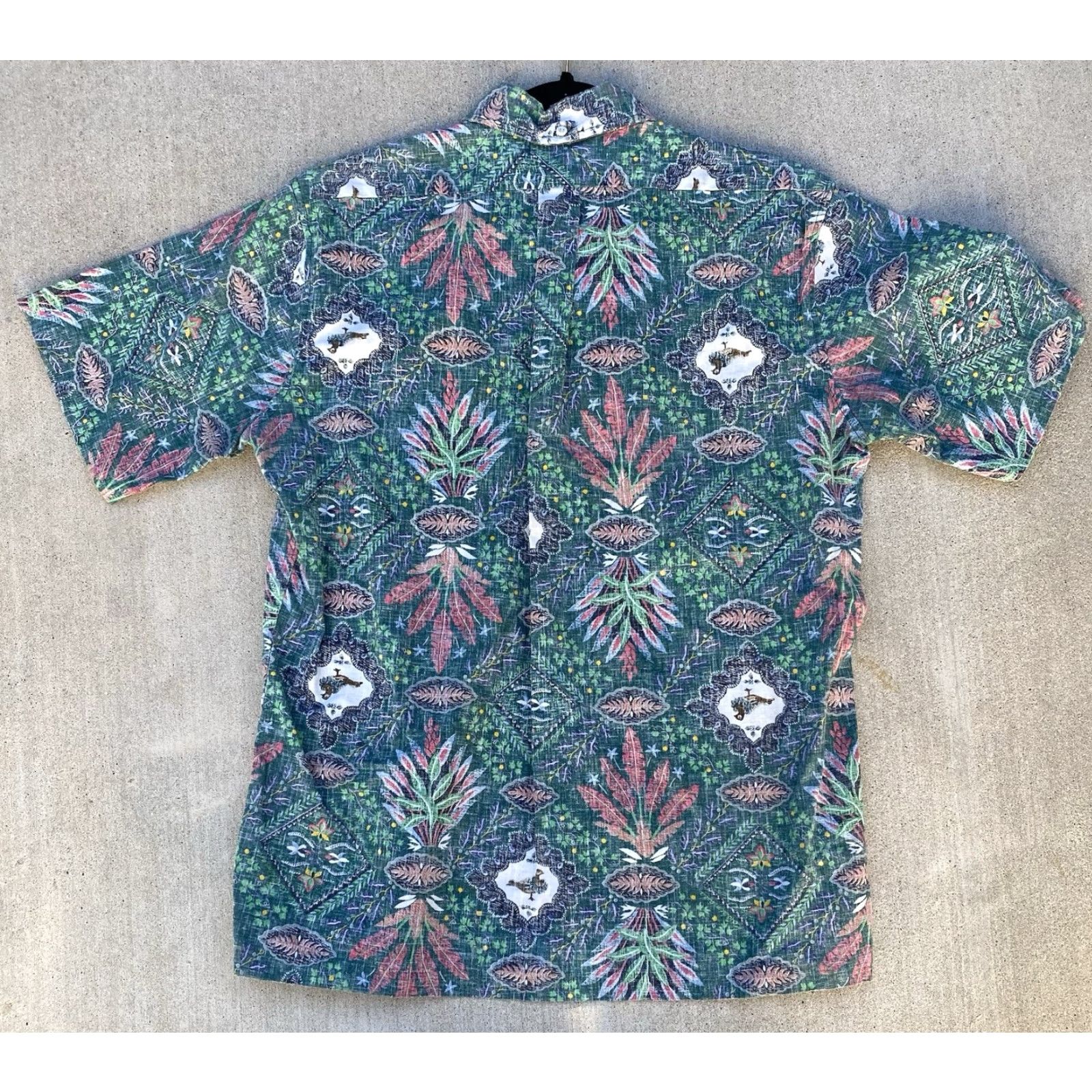 Reyn Spooner Reyn Spooner Button-Up Shirt Duck Bird M Multicolor Short Sleeve Polo/Casual Pullover Tailored In Hawaii Man Size M Size US M / EU 48-50 / 2 - 5 Thumbnail