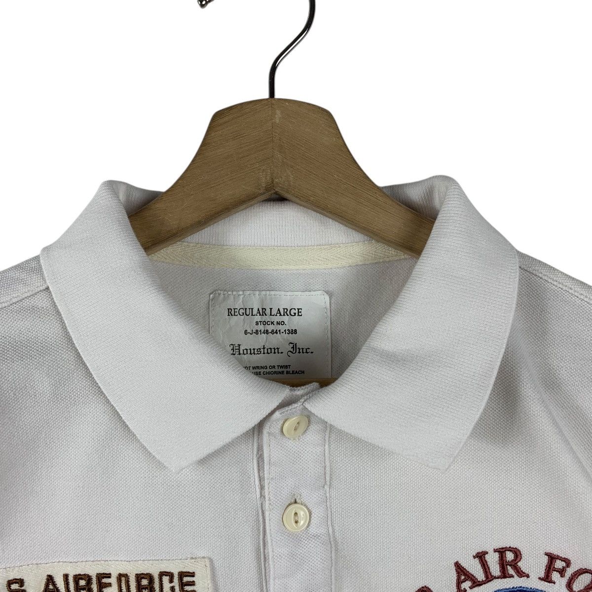 Japanese Brand × NFL HOUSTON U.S AIRFORCE NFL polo tee Size US L / EU 52-54 / 3 - 5 Thumbnail