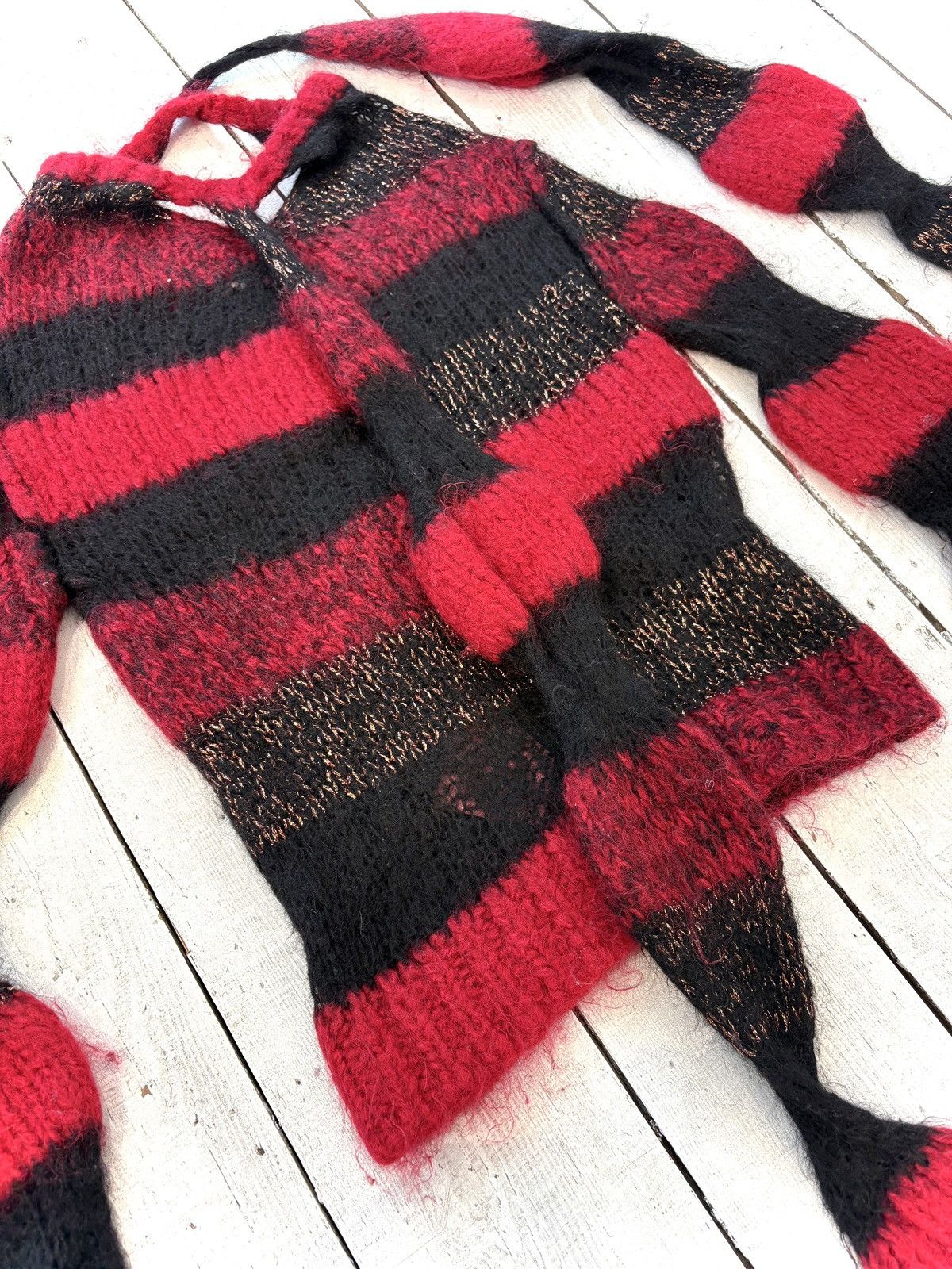 Junya Watanabe Junya Watanabe FW2006 knit + scarf jumper Size S / US 4 / IT 40 - 2 Thumbnail