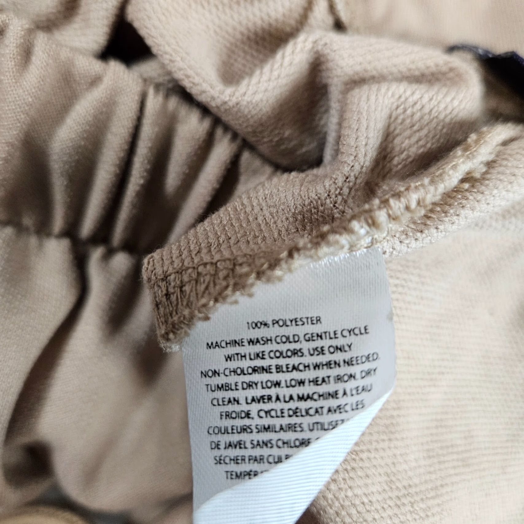 NYDJ NYDJ Shorts Womens Sz Small Tan Pull On High Rise Drawstring Size 28" / US 6 / IT 42 - 3 Thumbnail