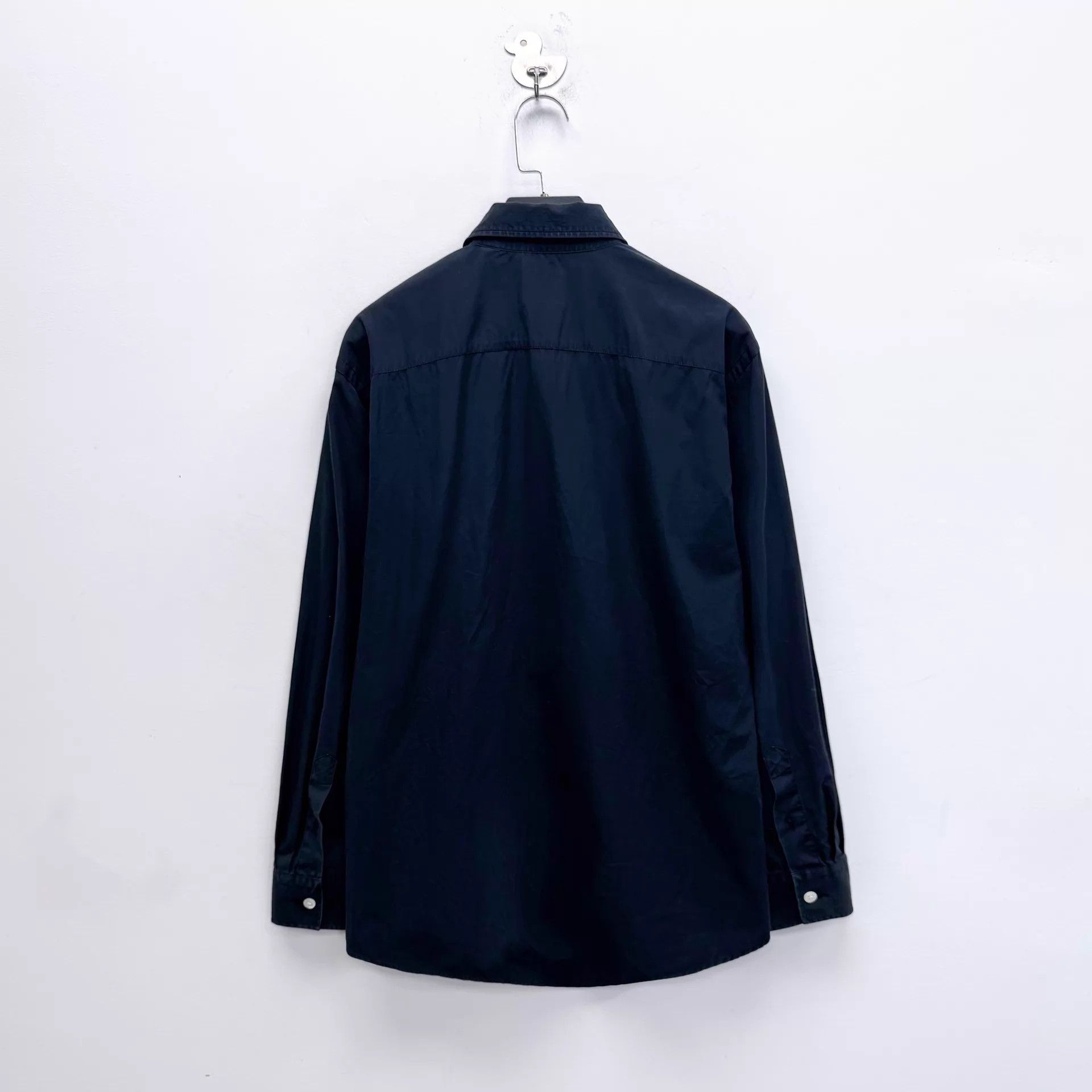Burberry Burberry TB Embroidered Logo Black Shirt Jacket M 98 New Size US M / EU 48-50 / 2 - 2 Thumbnail