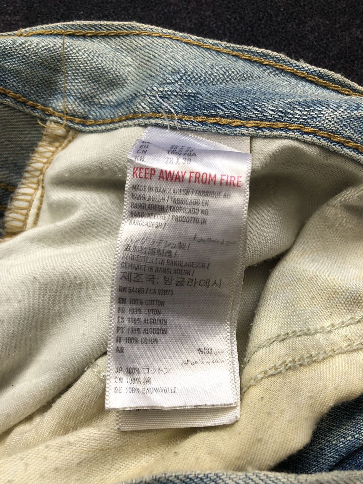 American Eagle Outfitters 💸LASTDROP💸 American Eagle Ripped Rusty Jeans Punk Style Size US 32 / EU 48 - 16 Thumbnail