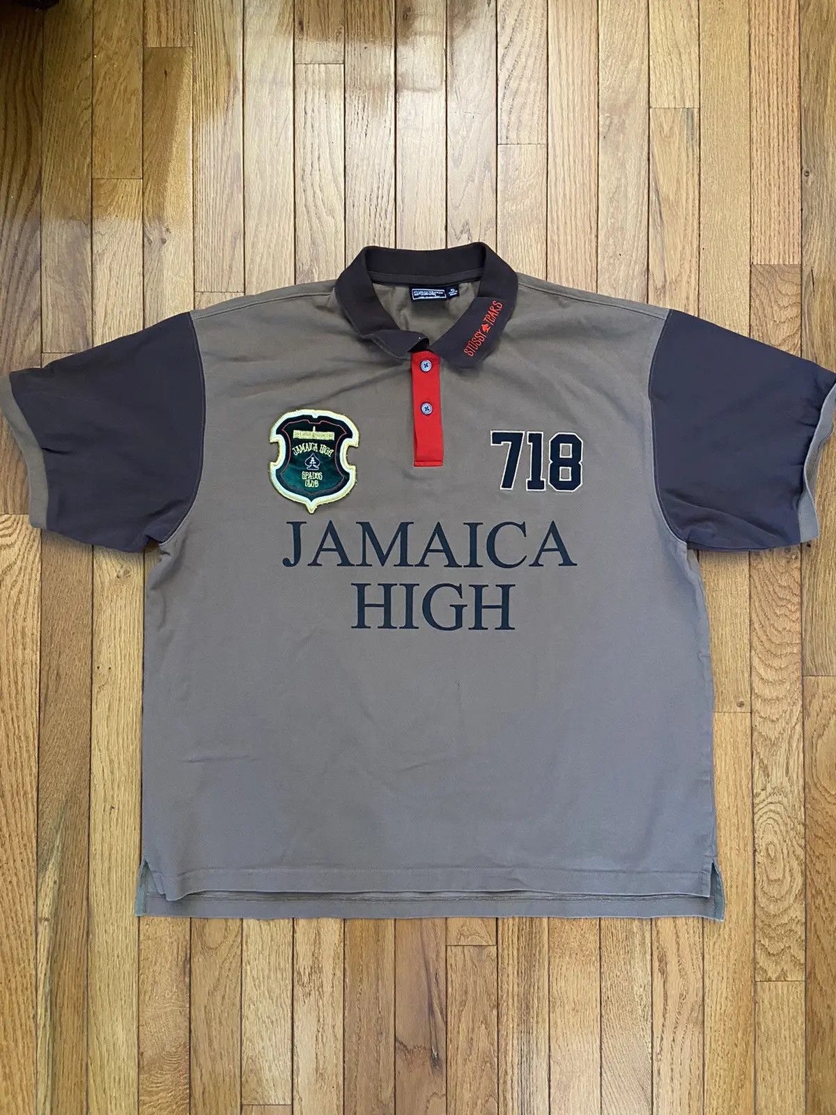 DENIM TEARS × Stussy Stussy x Denim Tears Spades Team Pique Polo Size US M / EU 48-50 / 2 - 1 Thumbnail