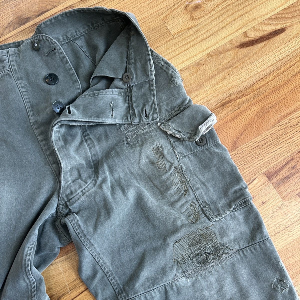 Vintage Vintage Parisian military cargo pants/capris Size US 31 - 2 Thumbnail