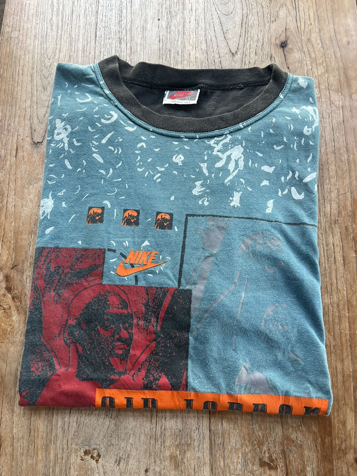Jordan Brand × Nike × Vintage Vintage NIKE AIR JORDAN Collection 90’s Tshirt Size US L / EU 52-54 / 3 - 1 Thumbnail