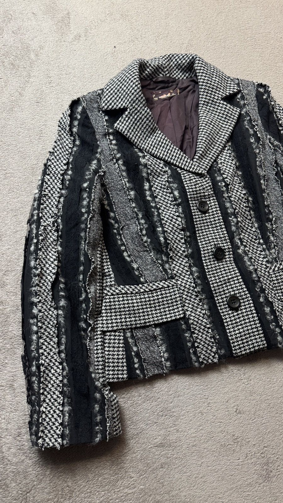 Japanese Brand Vintage Silk Wool Blazer Jacket rundholz dolce gabbana cdg Size M / US 6-8 / IT 42-44 - 2 Thumbnail