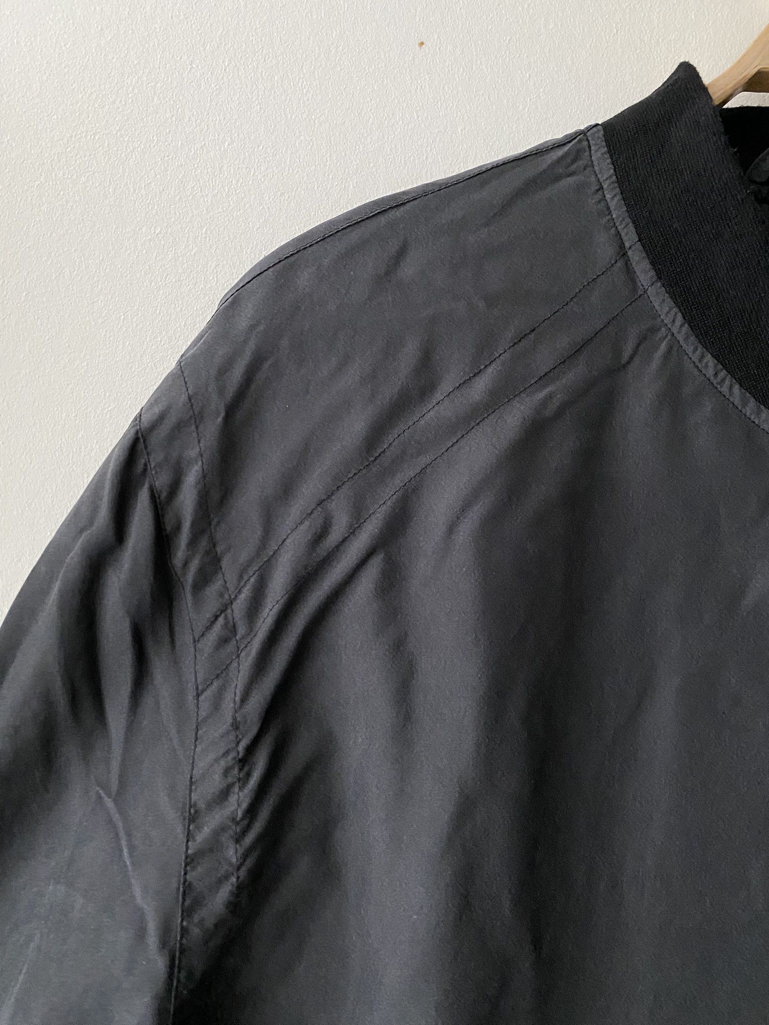 Acne Studios 50/L - Black Silk Bomber Size US M / EU 48-50 / 2 - 14 Thumbnail