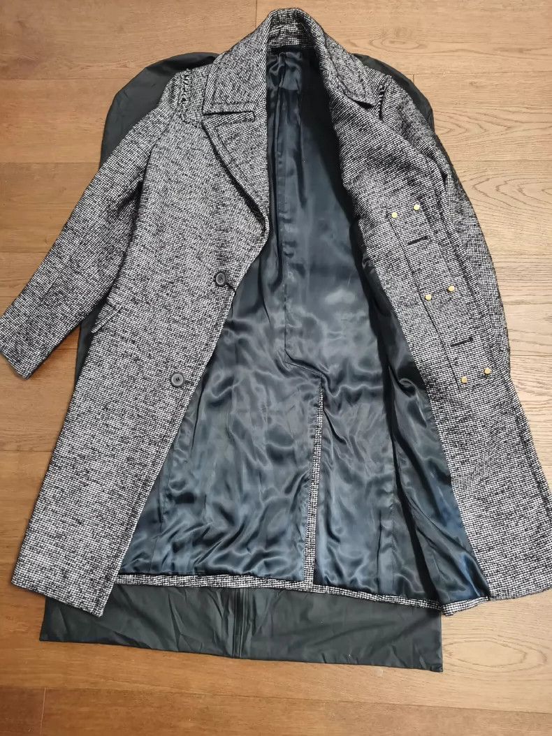 Lanvin Lanvin Runway Oversized Gray Coat-2508 Size US L / EU 52-54 / 3 - 5 Thumbnail