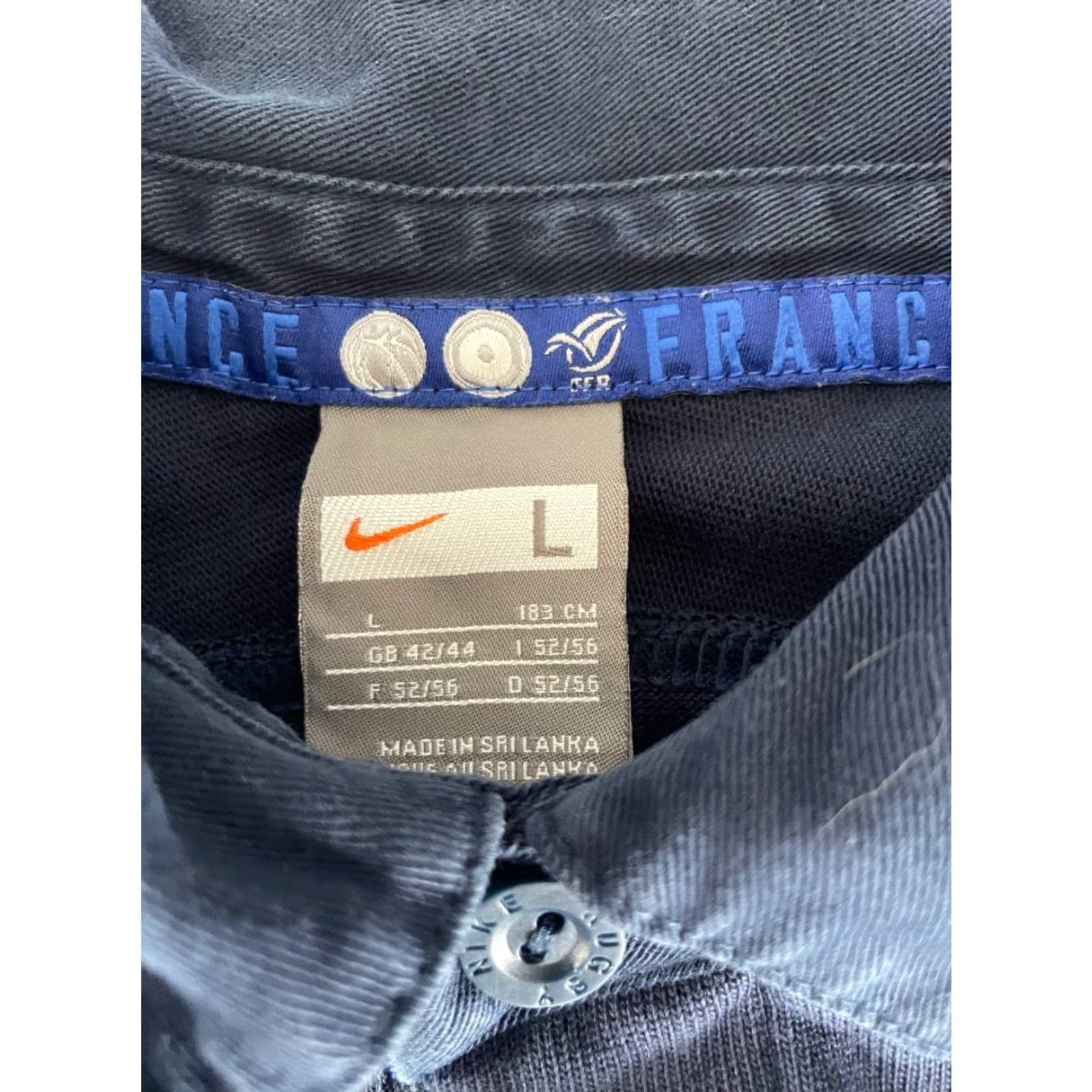 Nike Nike Mens Polo Shirt Rugby World Cup 2007 Vintage Long Sleeve Rugby Shirt Size L Blue Nike Golf Modern Classic Mens Size US L / EU 52-54 / 3 - 3 Thumbnail
