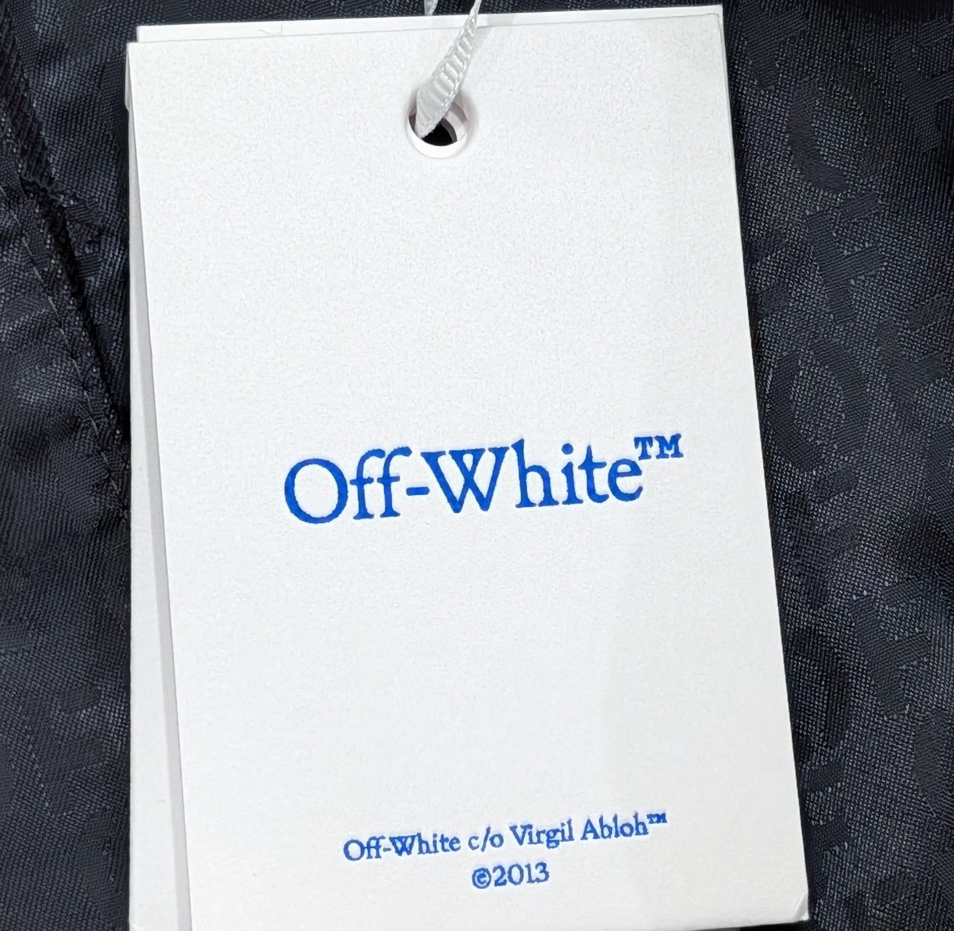 Off-White OFF-WHITE Buffalo 23 Pinstripe Wool Sport Coat Navy 52 US 42 Size 42R - 13 Thumbnail