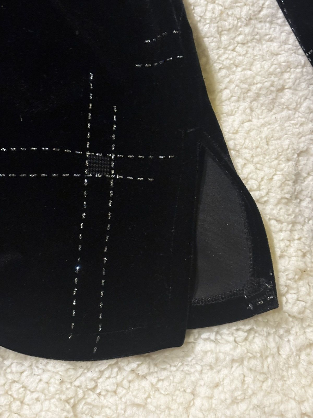 Other Women’s black velvet Top0826 Size L / US 10 / IT 46 - 8 Thumbnail