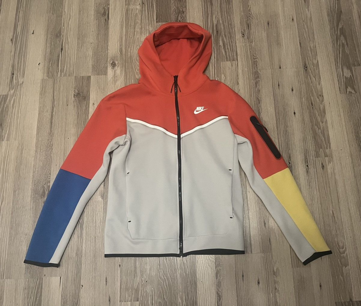 Jacket Orange Nike Sweatshirt Mens Men's Nike Sportswear Tech