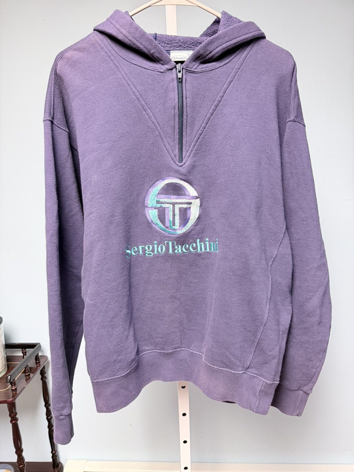 Sergio Tacchini Vintage 80’s fleece quarter zip sweater
