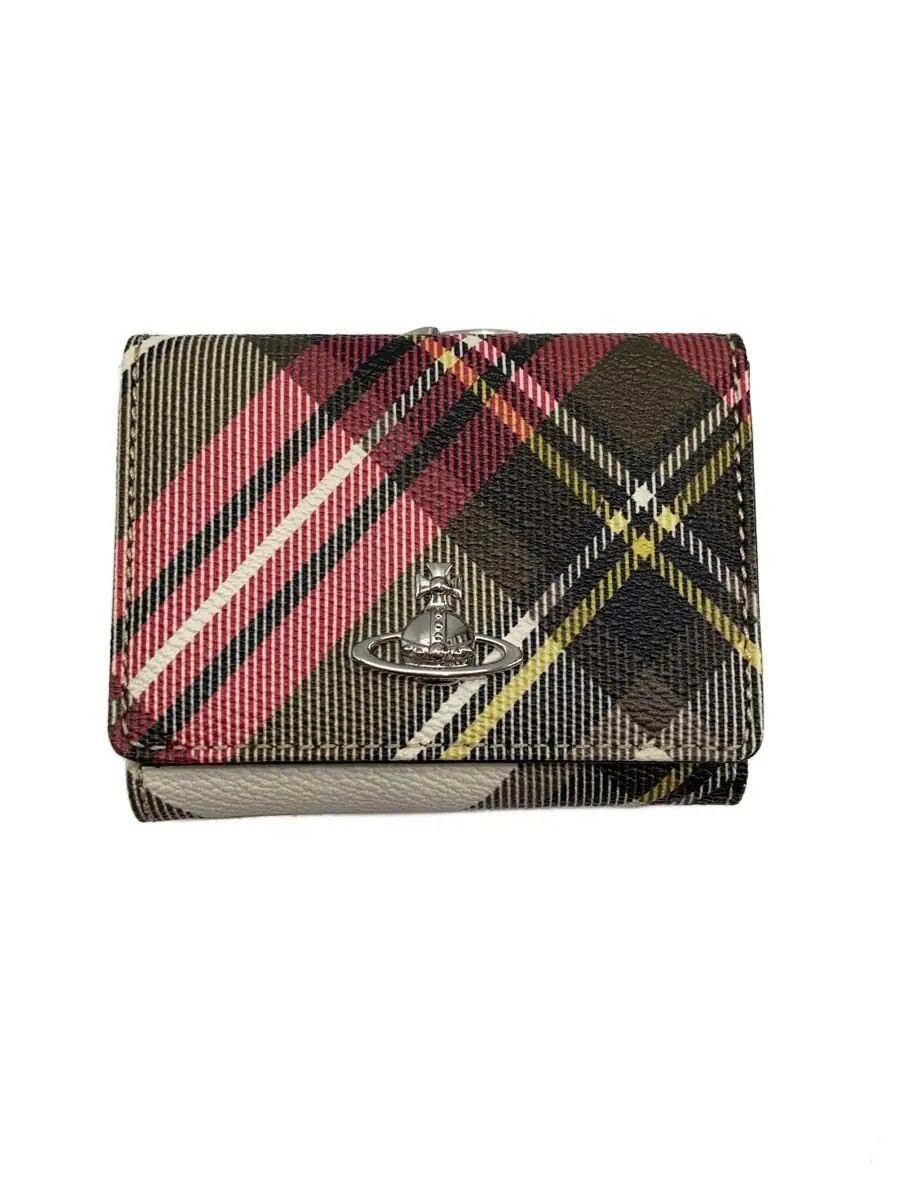 Vivienne Westwood Plaid Orb Leather Wallet Size ONE SIZE - 1 Thumbnail