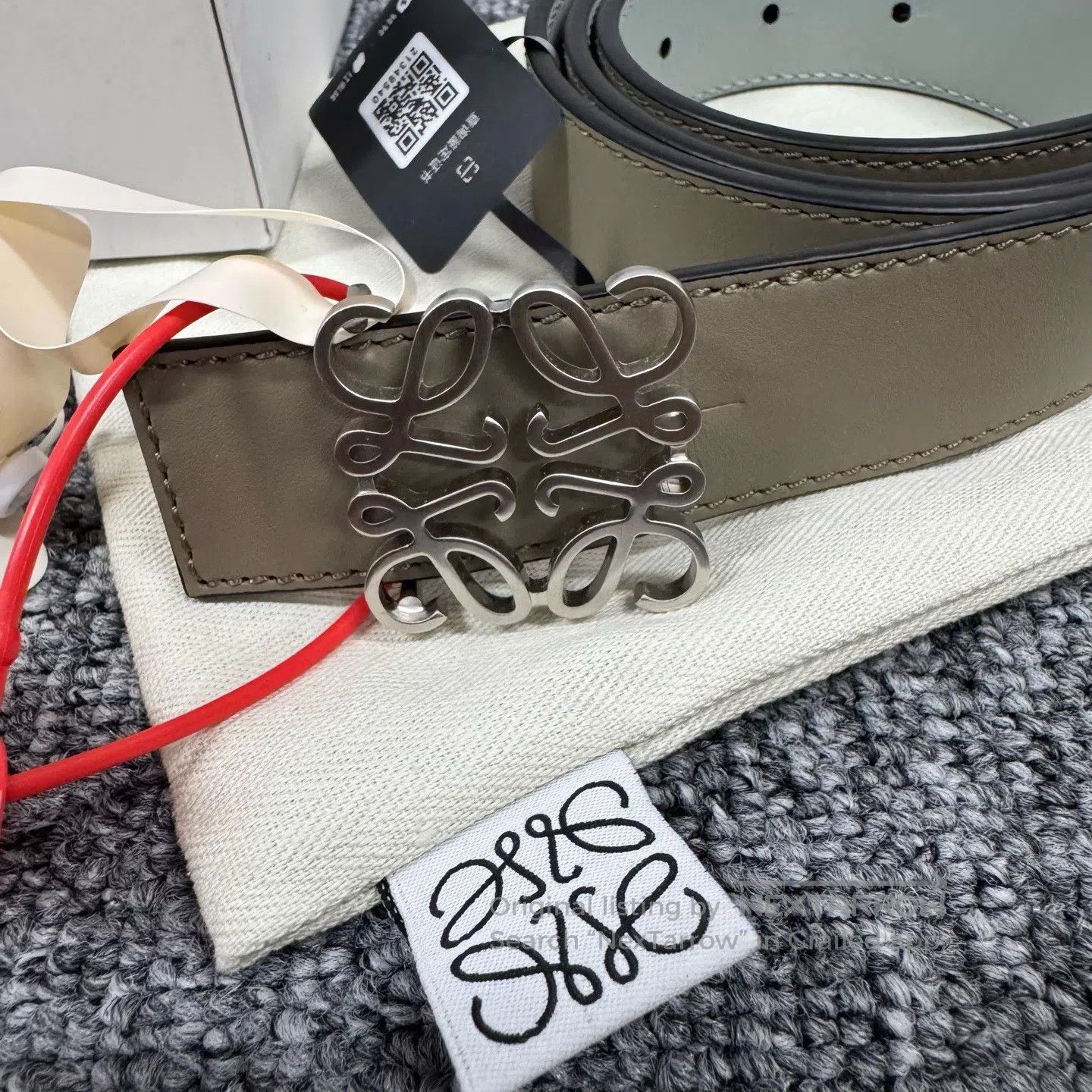 Loewe LOEWE Color combination, logo, metal buckle, belt| Size ONE SIZE - 2 Thumbnail