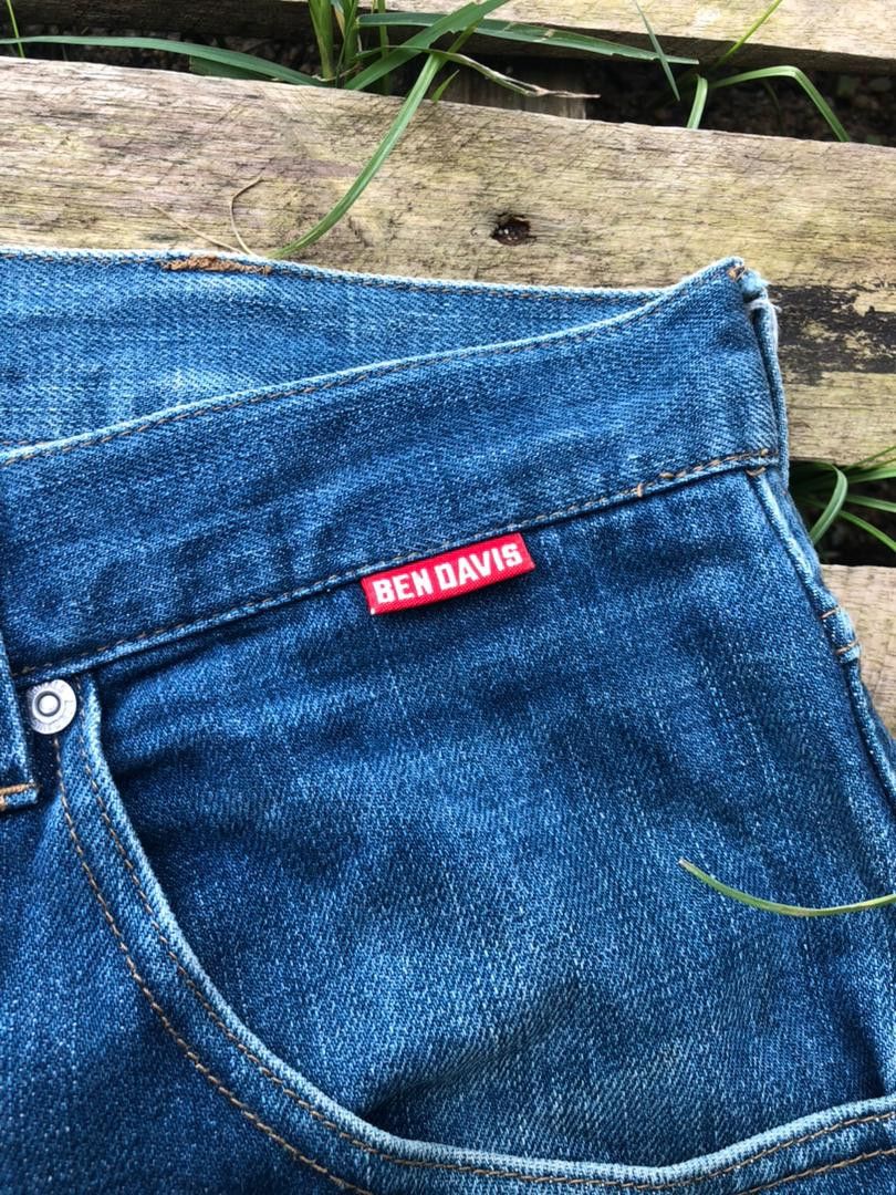 Ben Davis Rare🔥 Vintage Ben Davis Double Knee Denim Jeans Size US 32 / EU 48 - 5 Thumbnail