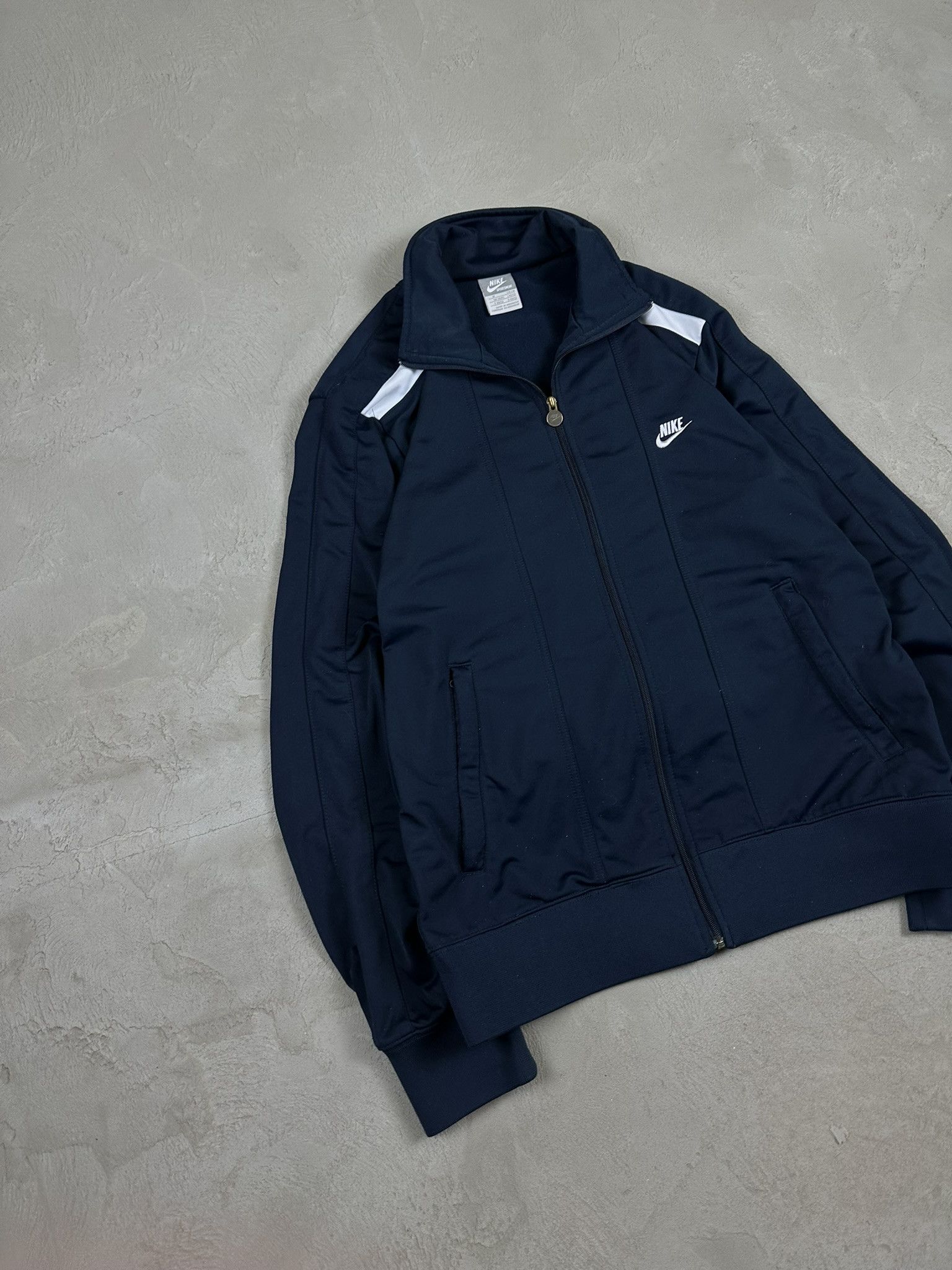 Nike 00s Vintage Y2k Nike Tracksuit Zip Sweatshirt Size US M / EU 48-50 / 2 - 2 Thumbnail