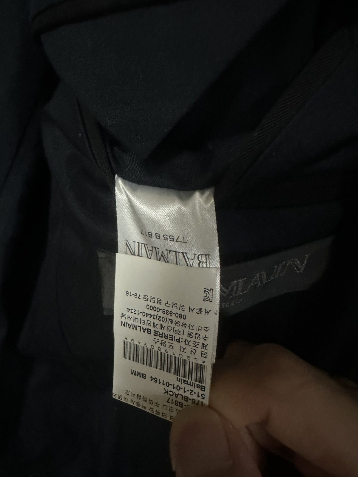 Balmain Balmain SS12 Leather lapel blazer jacket Size 50S - 8 Thumbnail