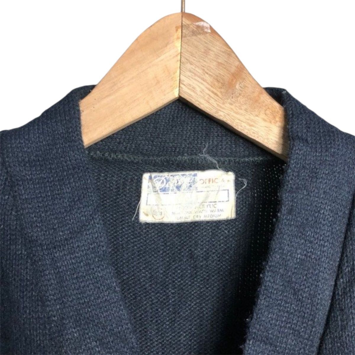 Dehen 1920 Dehen 50s Cardigan Woll – Navy Size US L / EU 52-54 / 3 - 4 Thumbnail