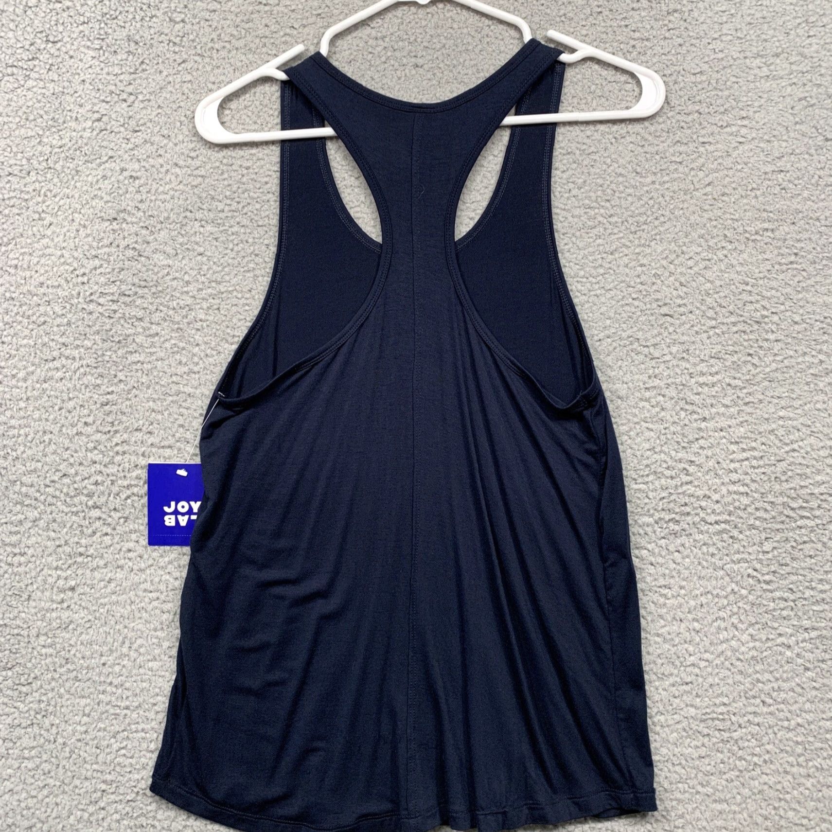 Vintage Joy Lab Athletic Racerback Tank Top Womens XS Scoop Neck Dark Blue NWT Logo Size XS / US 0-2 / IT 36-38 - 4 Thumbnail