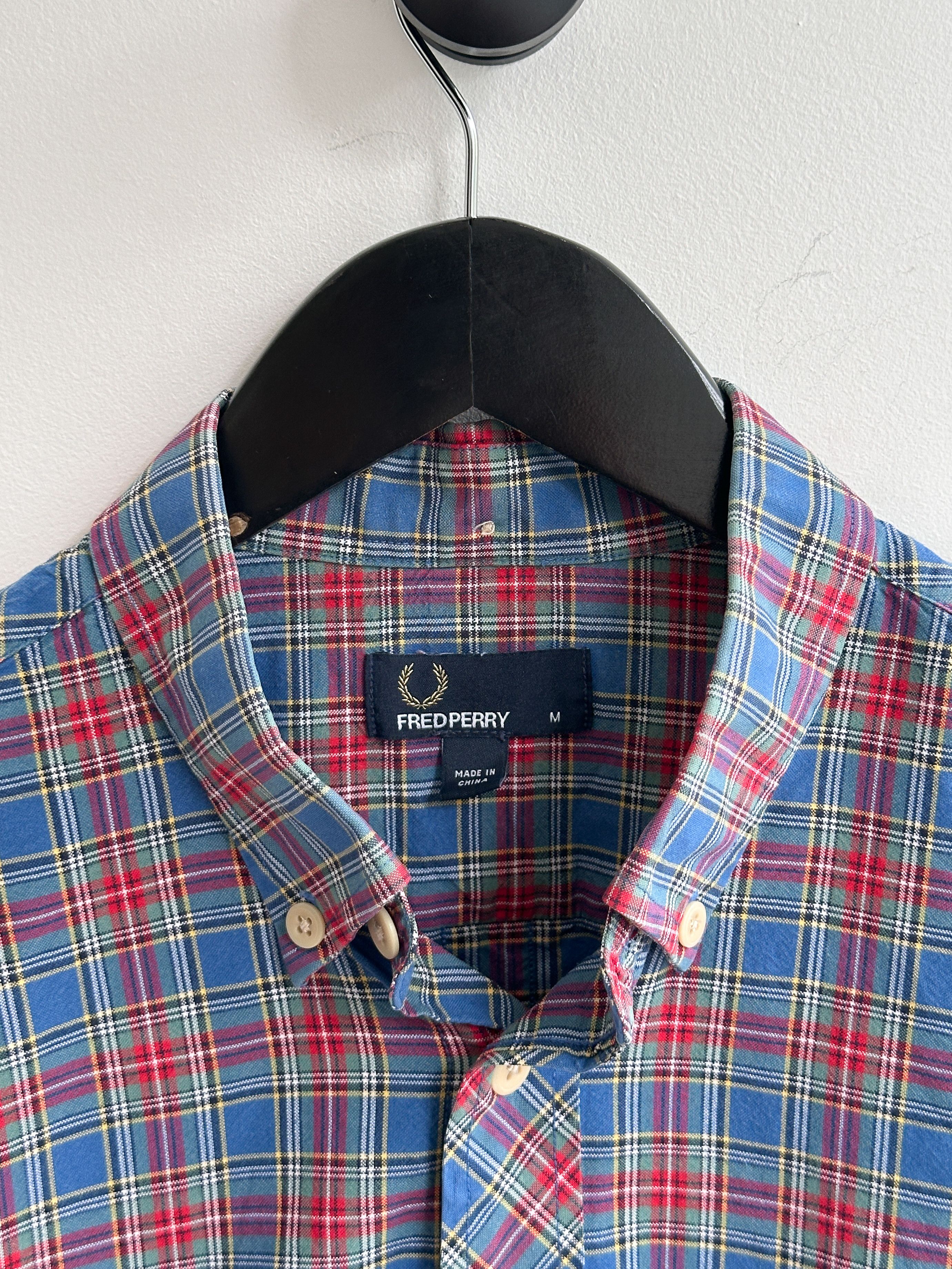 Fred Perry Fred Perry Check Shirt Button Up Size US M / EU 48-50 / 2 - 6 Thumbnail