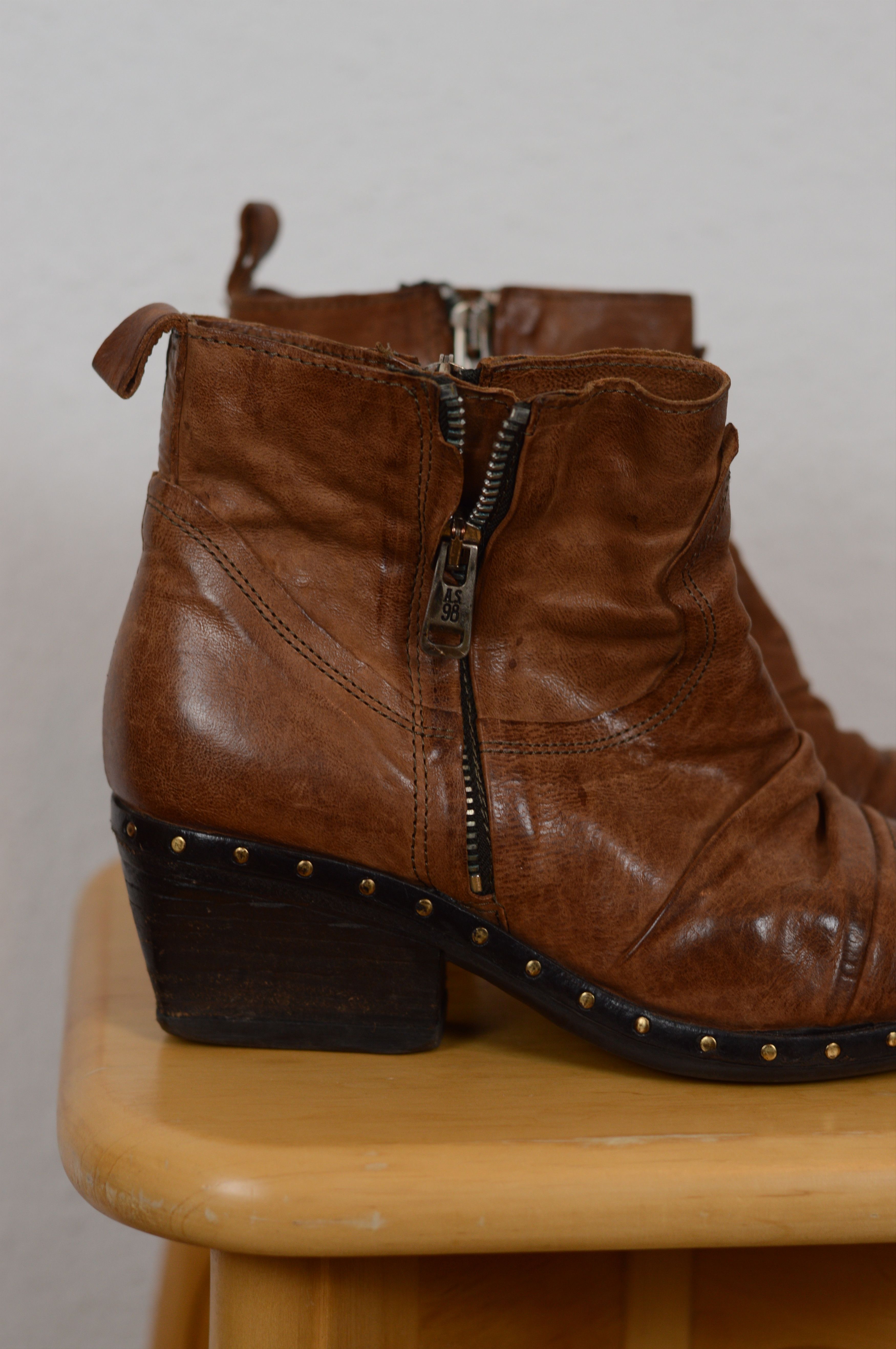A.S.98 AS 98 Aisrtep Ankle Boots Size US 7 / IT 37 - 7 Thumbnail