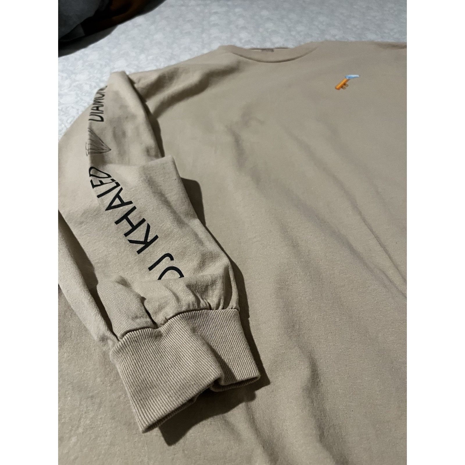 Diamond Supply Co. Diamond Supply Co DJ Khaled Long Sleeve Mens Medium Tan Size US M / EU 48-50 / 2 - 13 Thumbnail