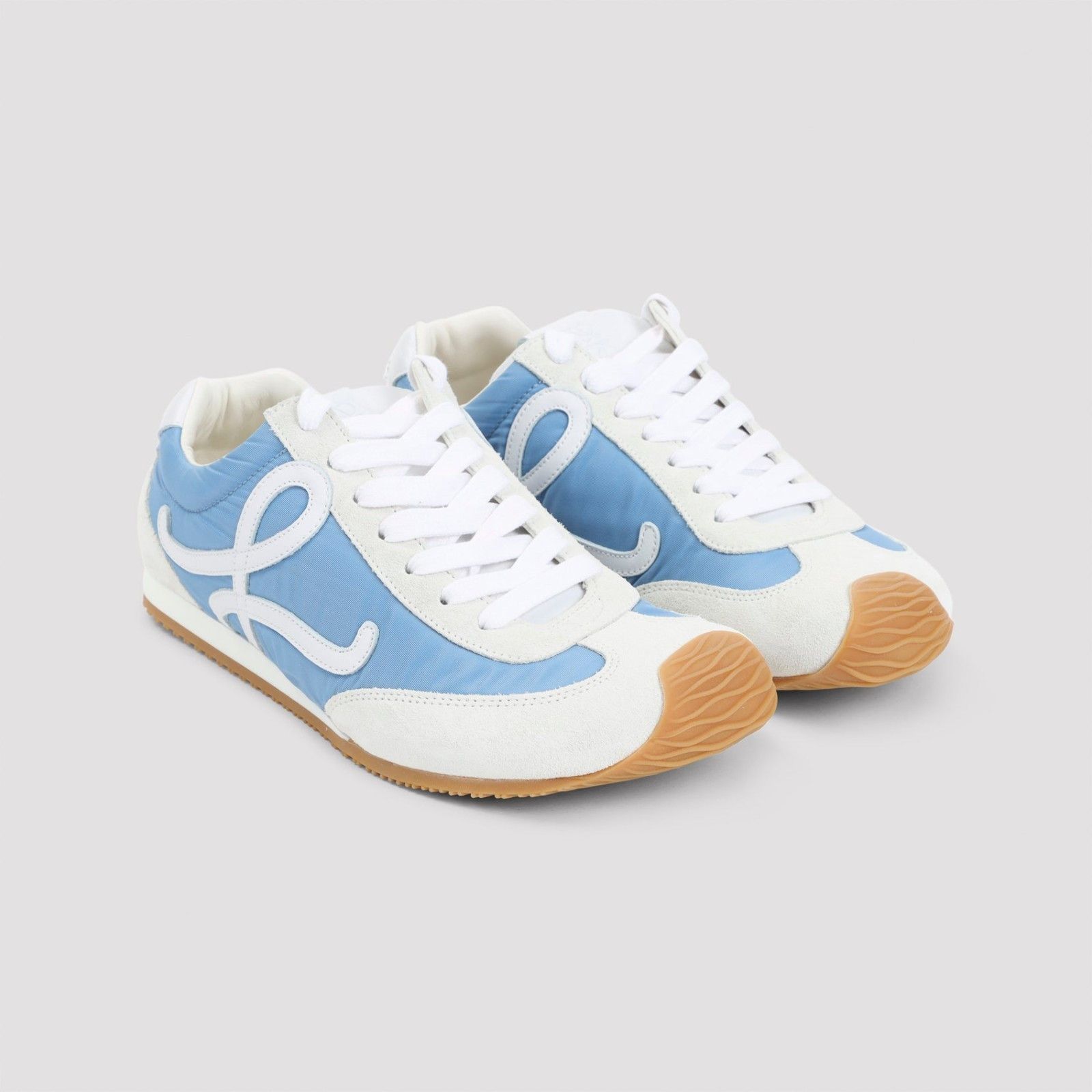 Loewe LOEWE Ballet Runner 2.0 Blue Leather Sneakers New & Authenti Size US 10 / IT 40 - 3 Thumbnail