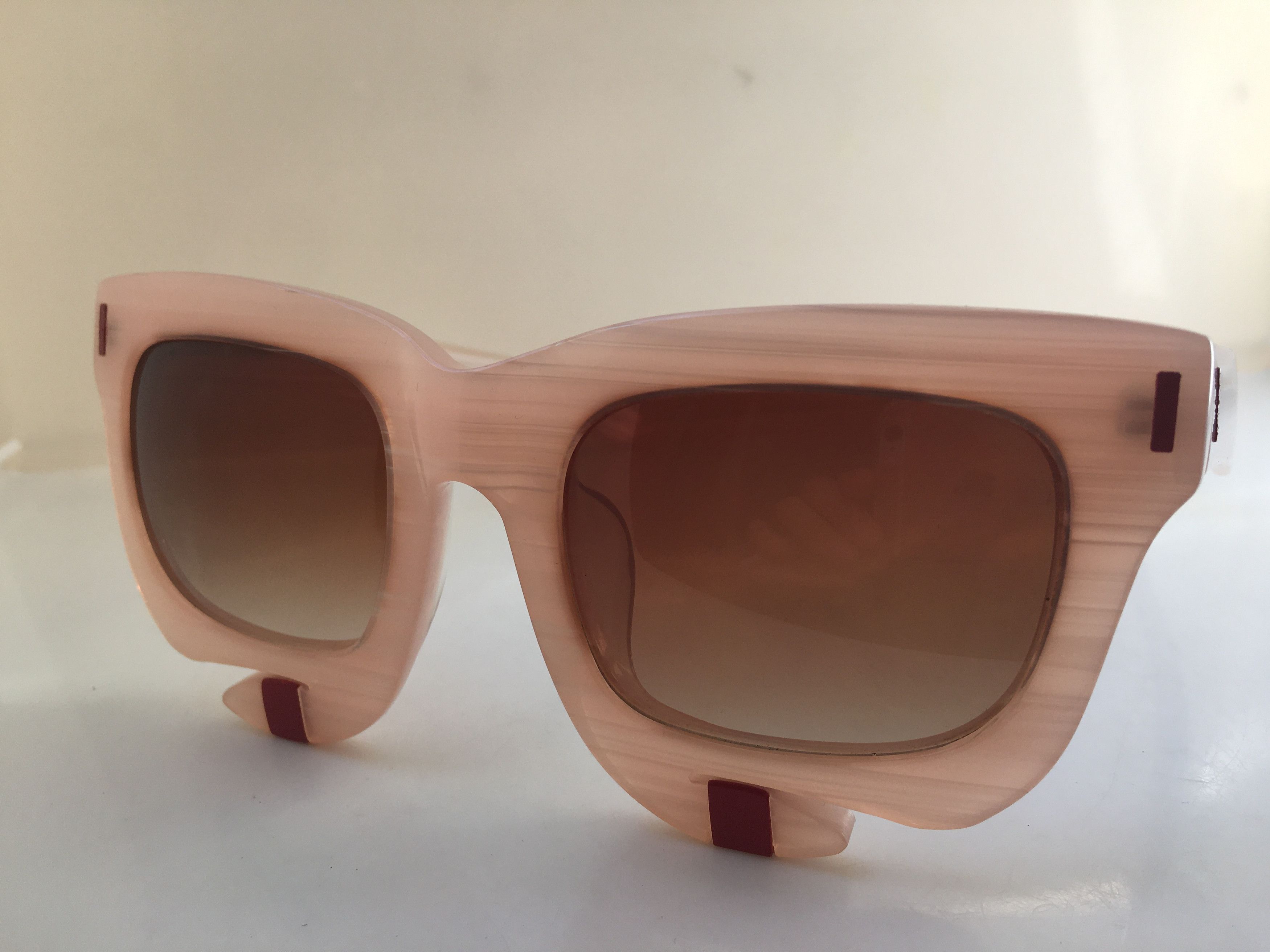Other Rain Handmade Pink Acetate Diva Girls Sunglasses Frame Size ONE SIZE - 3 Thumbnail