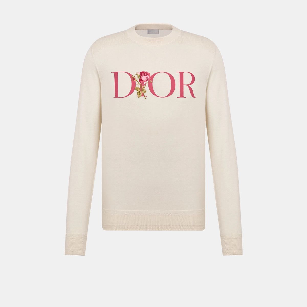 image of Dior O1Bcso1Str0524 Sweatshirts In Pinkish White, Men's (Size Medium)