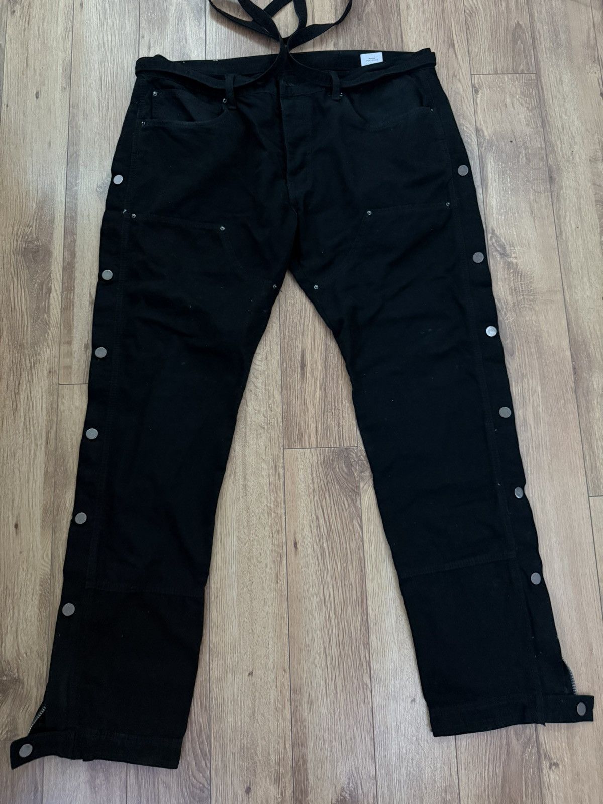 MNML MNML LA Western Cargo Pants Black – Size US 38 Size US 38 / EU 54 - 1 Thumbnail
