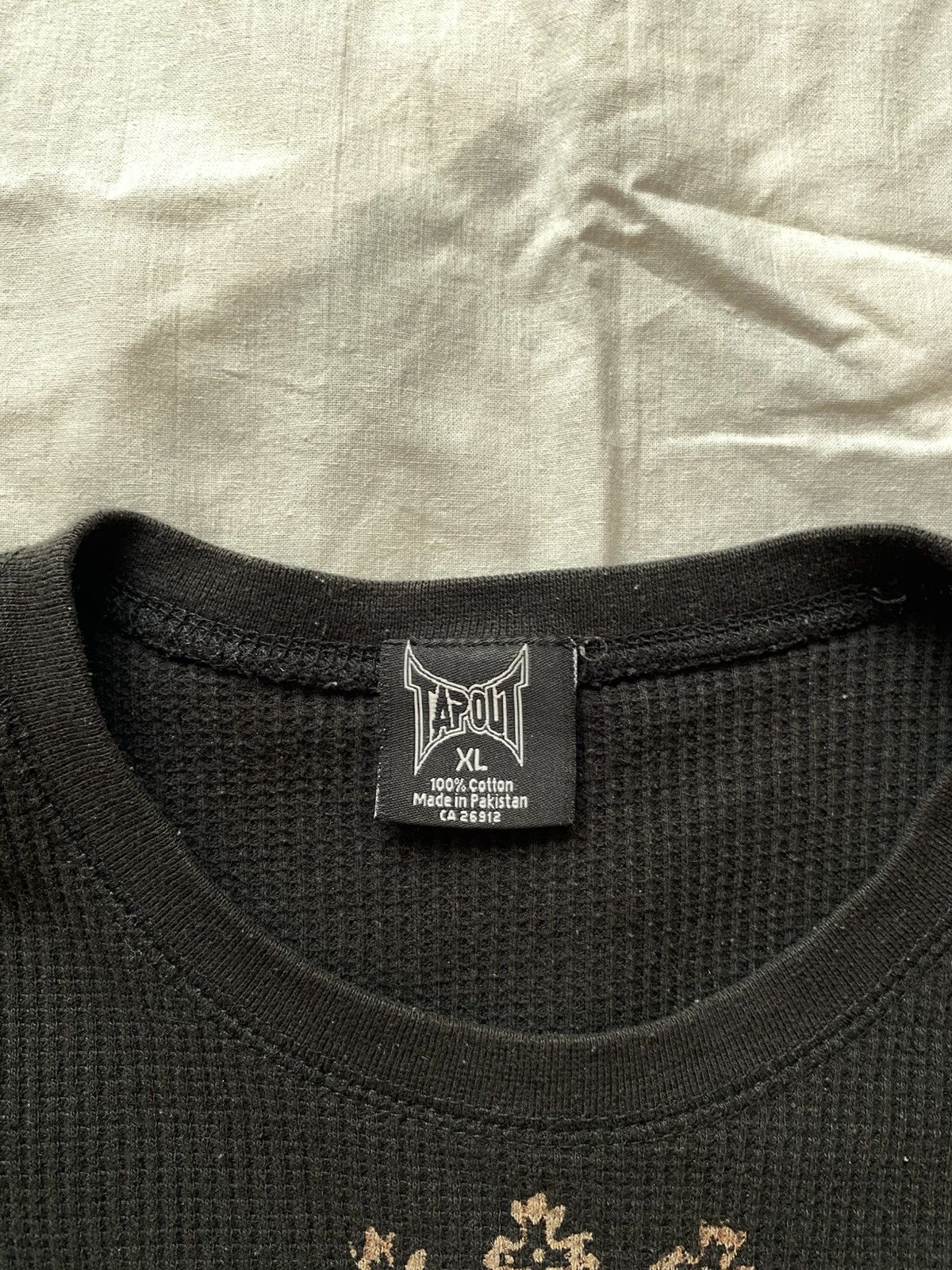 Tapout Vintage Tapout Thermal Longsleeve Tee WCC ERD GRUNGE TRASHED Size US XL / EU 56 / 4 - 2 Thumbnail