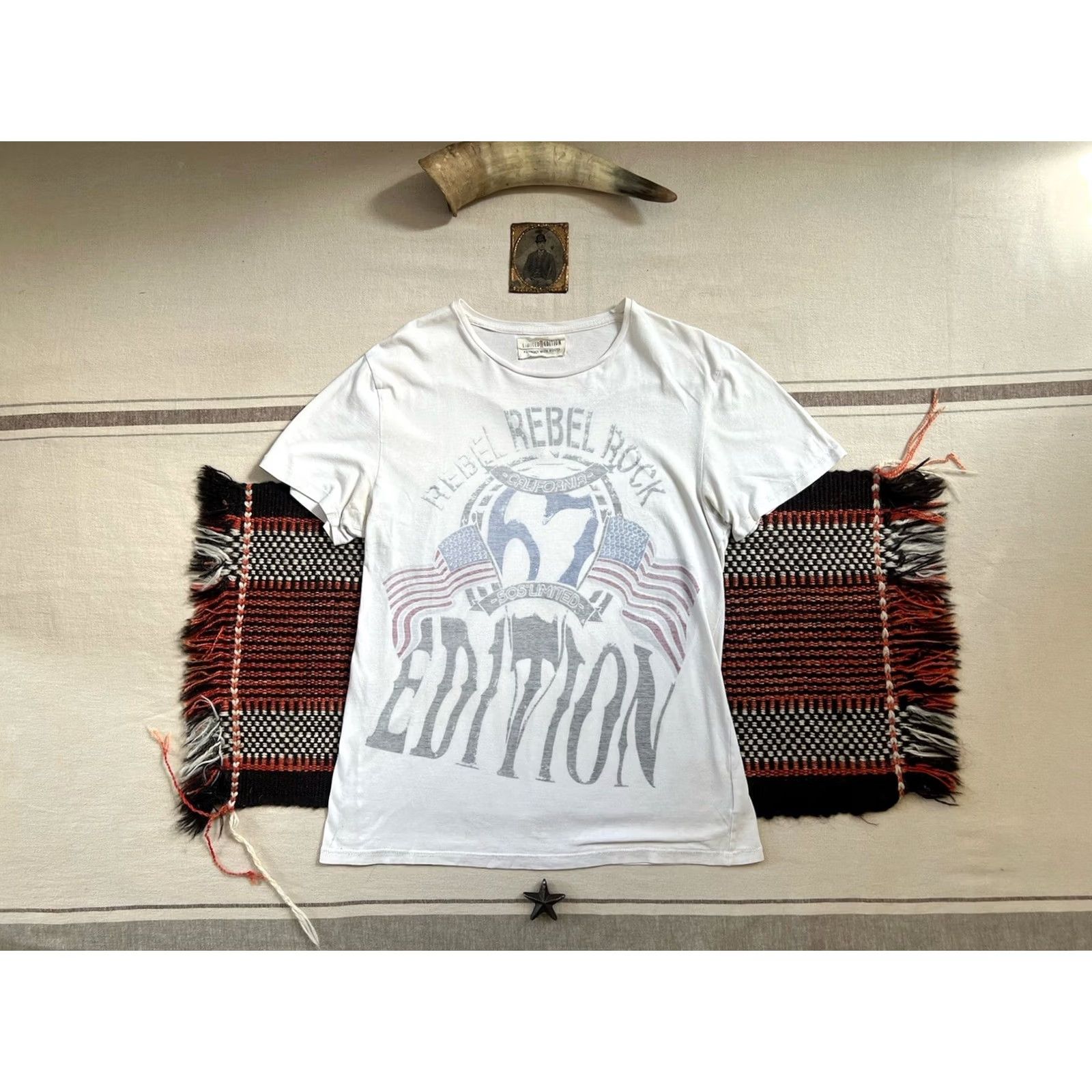 Levi's Vintage Levi's T-Shirt S-M Southern Rebel Rock Single Stitch Clothing Limited Ed Size US M / EU 48-50 / 2 - 2 Thumbnail
