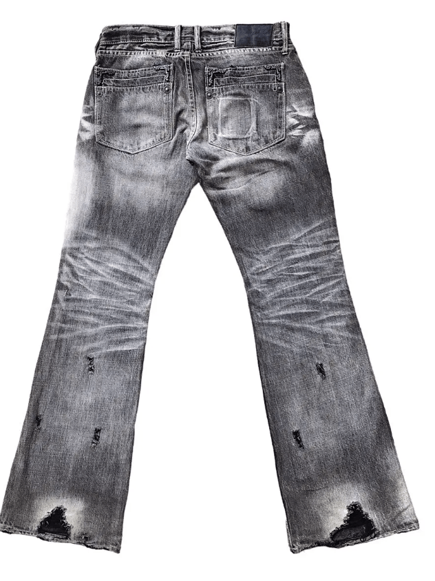 Other Army Of No! Japan Distressed Double Pocket Bootcut Size US 32 / EU 48 - 2 Thumbnail