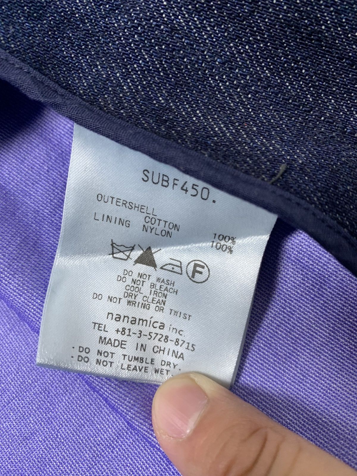 Nanamica NANAMICA GORE-TEX DENIM PARKA Size US S / EU 44-46 / 1 - 14 Thumbnail