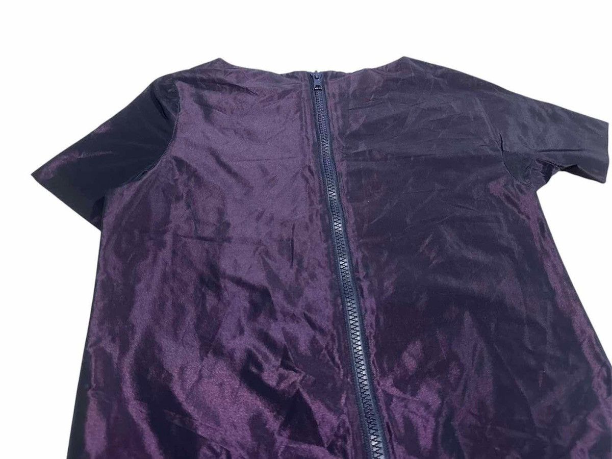 Designer × Japanese Brand × Sacai 🔥Rare Sacai Silk Wool Asymmetrical Dress Size M / US 6-8 / IT 42-44 - 9 Thumbnail