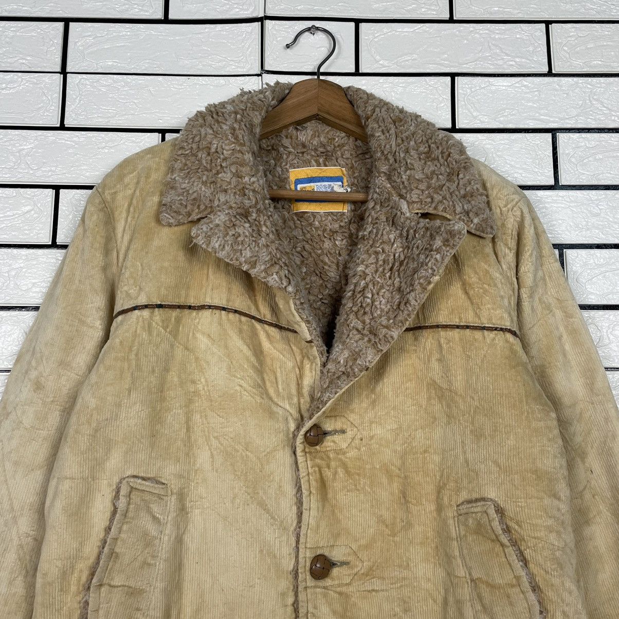 Other Vintage Giants Fleece Lined Faux Suede Shearling Coat Size US M / EU 48-50 / 2 - 2 Thumbnail