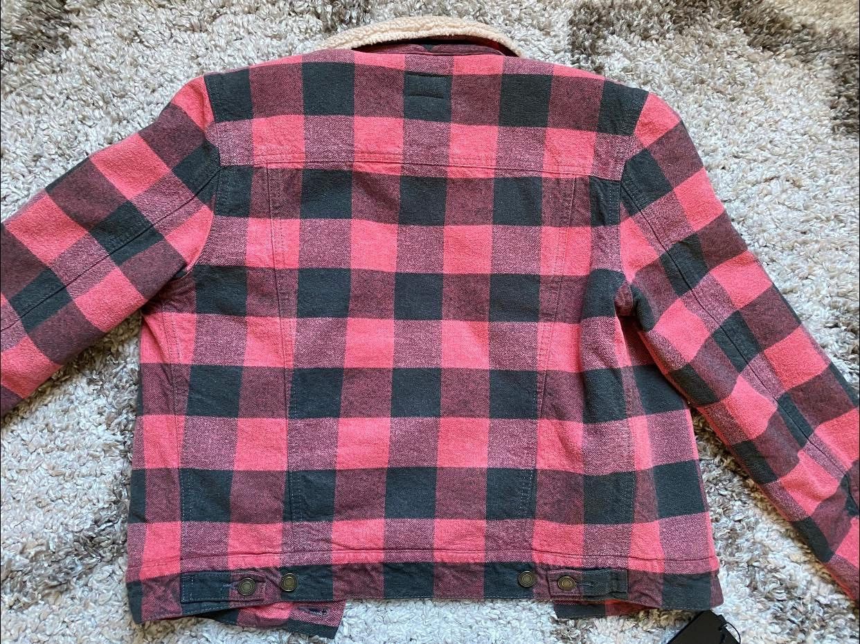 Saint Laurent Paris Saint Laurent Red Trucker Jacket Size US M / EU 48-50 / 2 - 11 Thumbnail