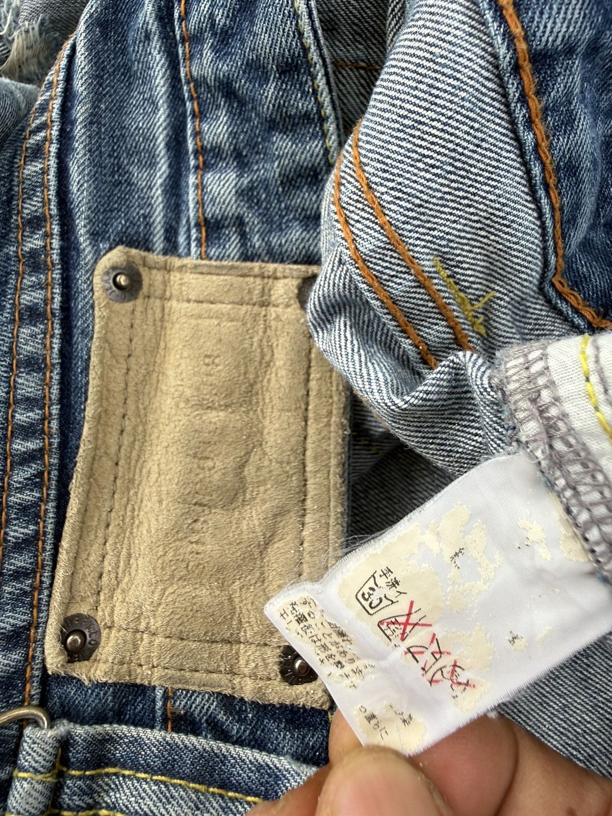 If Six Was Nine BUFFALO JEANS BOOTCUT FLARE DISTRESSED STYLE JEANS Size US 34 / EU 50 - 10 Thumbnail