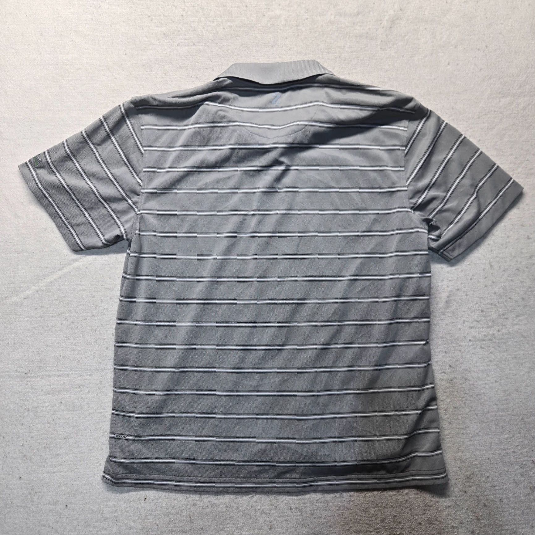 Izod IZOD Gray Performance Polo Shirt Adult Large Short Sleeve Regular Fit Golf Activewear Mens Size US L / EU 52-54 / 3 - 7 Thumbnail