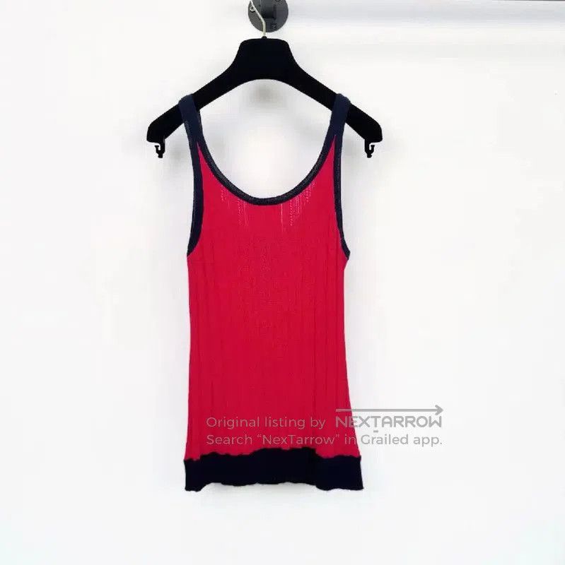 Chanel Chanel Red Summer Short Sleeve T-Shirt . Size M / US 6-8 / IT 42-44 - 2 Thumbnail