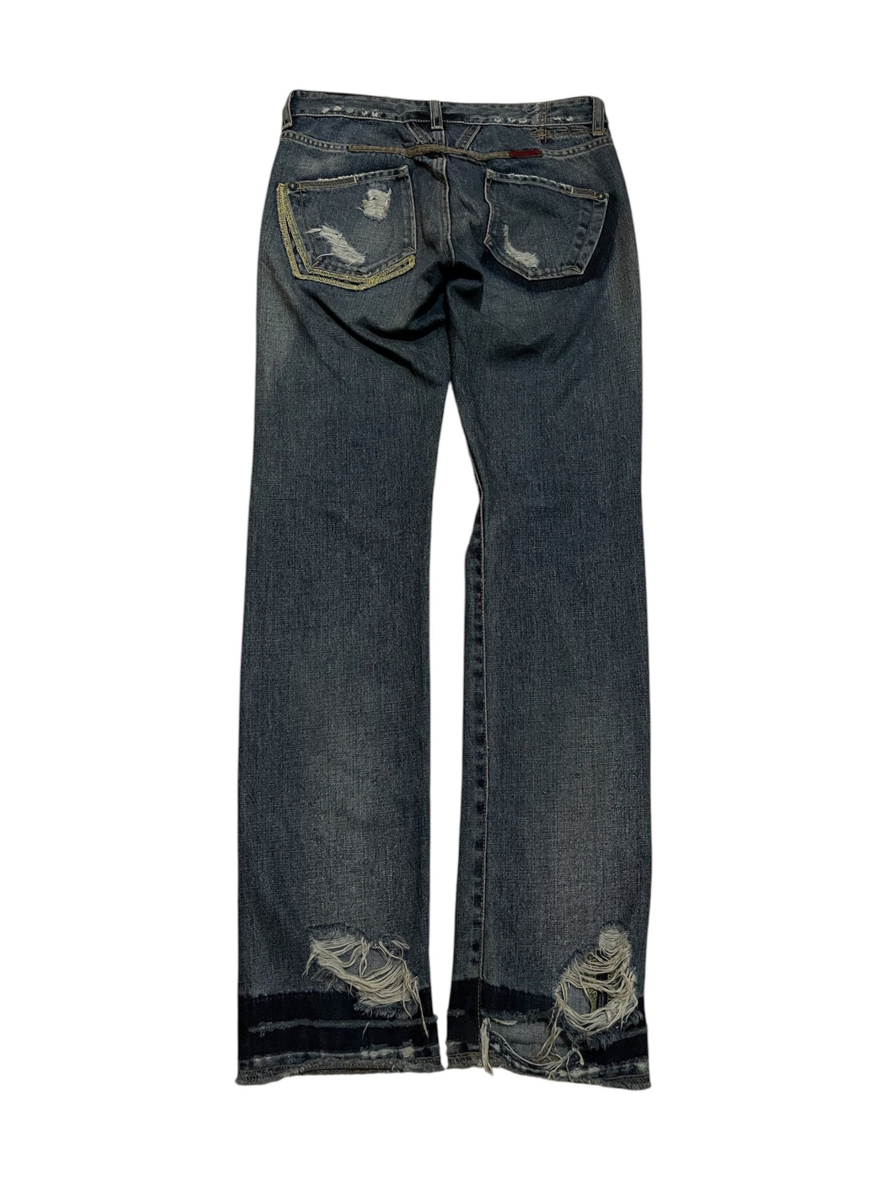 Marithe + Francois Girbaud Marithe Francois Girbaud Distressed Denim Jeans Size US 26 / EU 42 - 1 Thumbnail