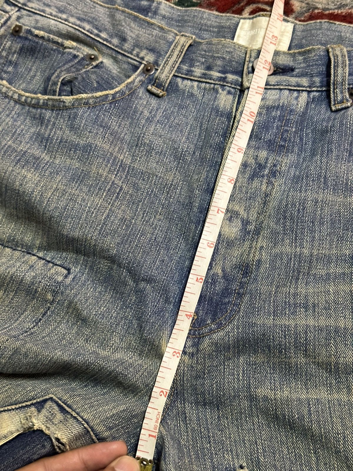 14th Addiction 1990 - Exhibitionist Japan Reconstructed Patch Denim Pant Size US 36 / EU 52 - 16 Thumbnail