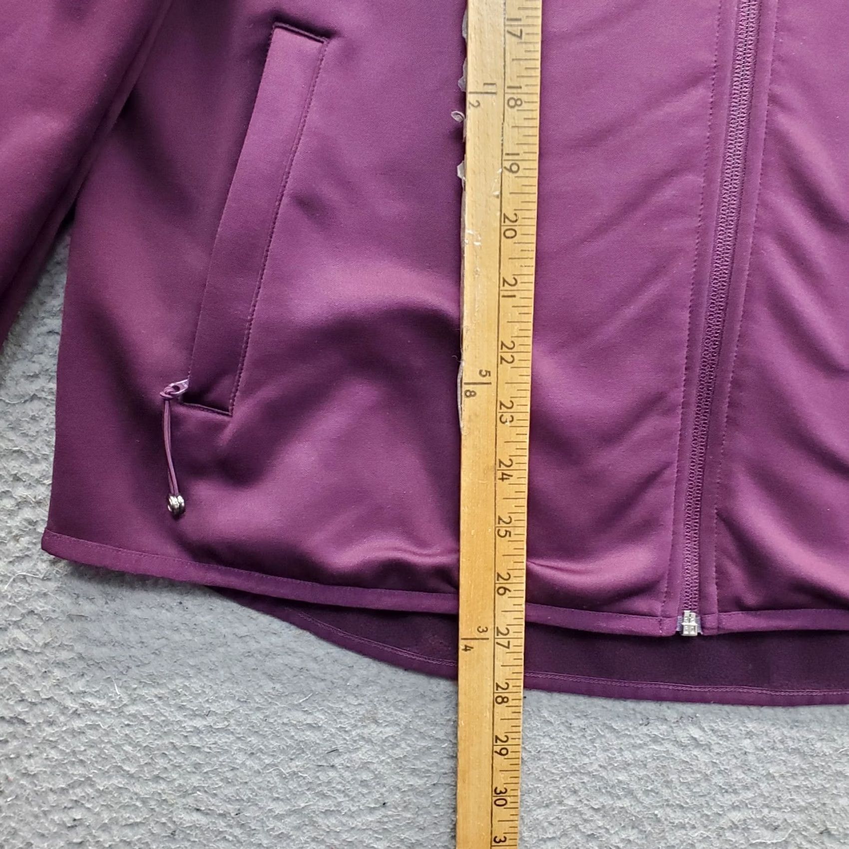 Talbots Talbots Jacket Women XL Purple Fleece Lined Stretch Mock Neck Zip Up Outdoor EUC Ladies XL Purple Talbots Jacket Outdoor EUC Size XL / US 12-14 / IT 48-50 - 3 Thumbnail