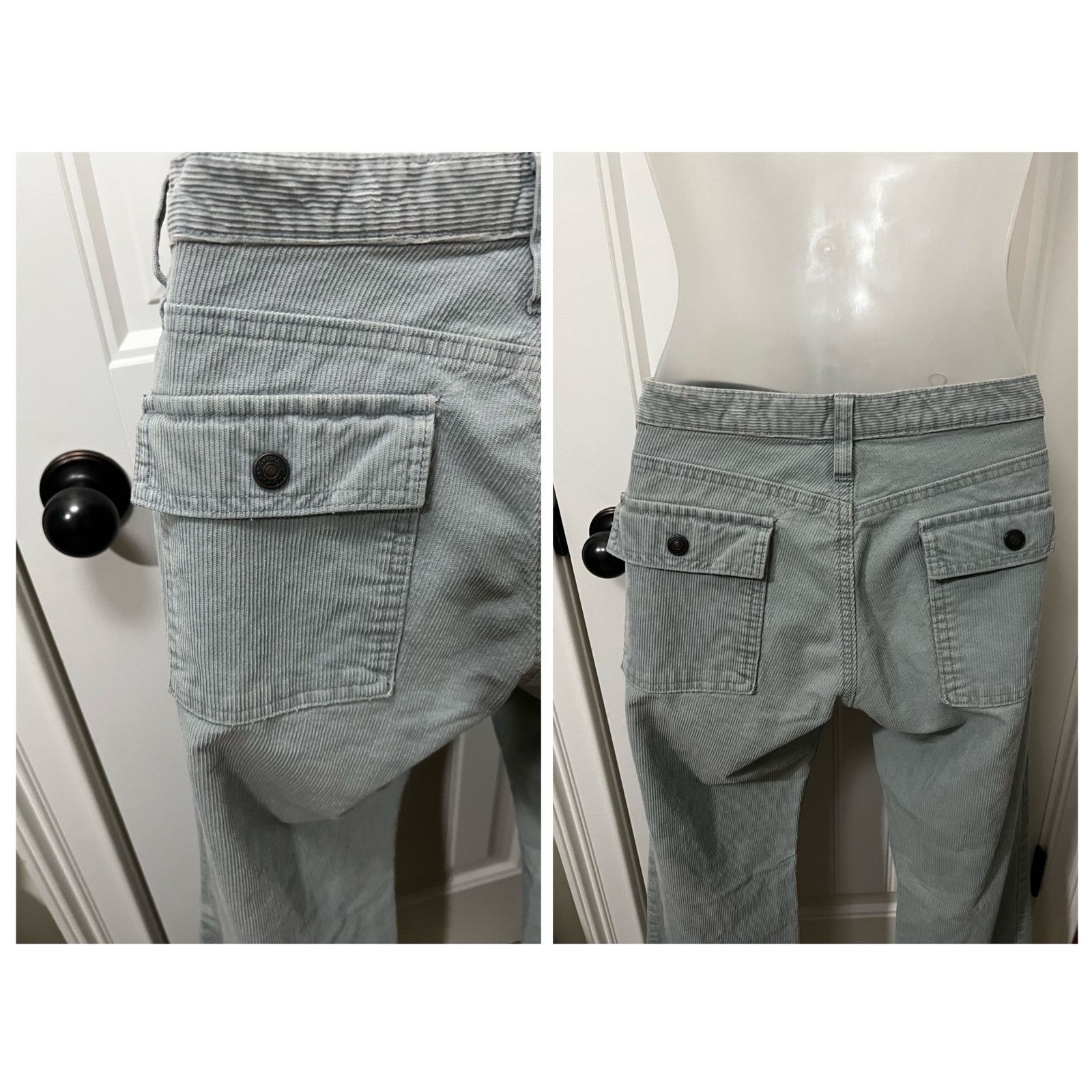 Gap Vintage Low Rise Corduroy Long and Lean Pants four-pockets Size 32" / US 10 / IT 46 - 6 Thumbnail