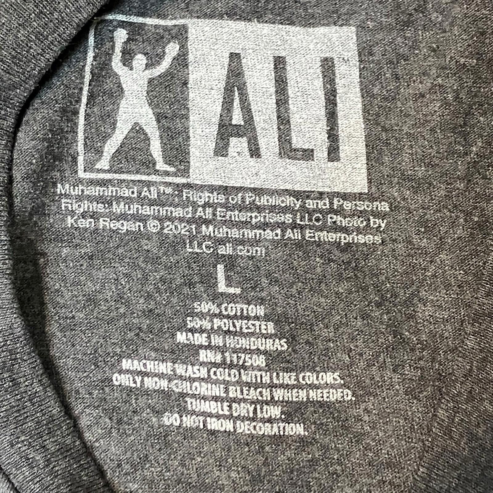 Designer Muhammad Ali T-Shirt L G.O.A.T. Greatest Of All Time Boxing Size US L / EU 52-54 / 3 - 3 Thumbnail